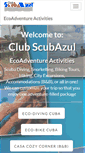 Mobile Screenshot of clubscubazul.com